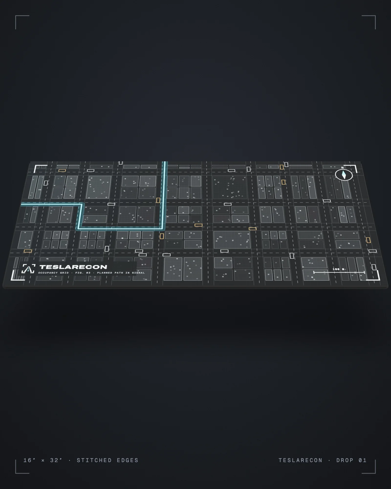 Occupancy Grid Desk Mat